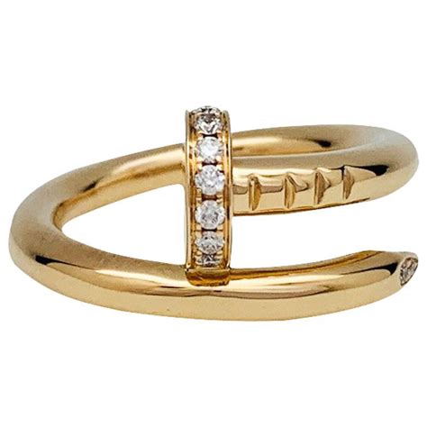 bague cartier clou femme
